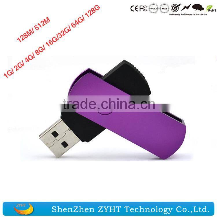 Most popolar 8gb Metal Swivel usb pendrive 2.0 Fatty USB Flash Drives