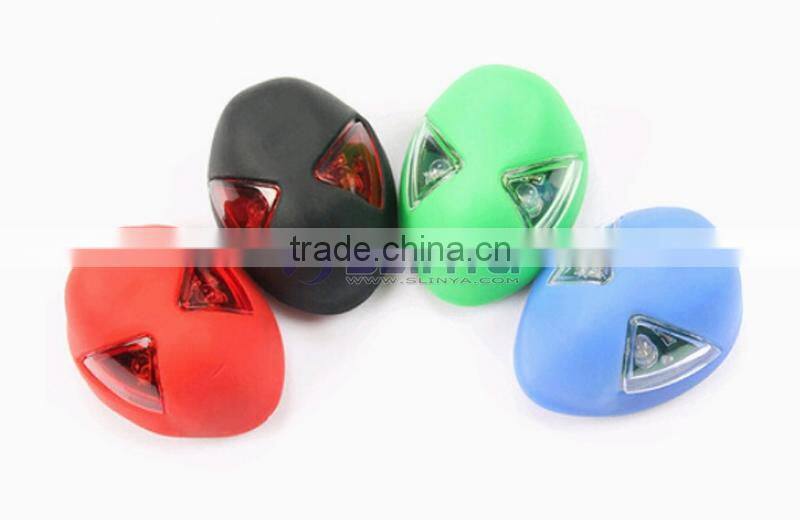 2 LED 4 Color Option ABS Material Alien Shape Bike Light Spider Tail Light