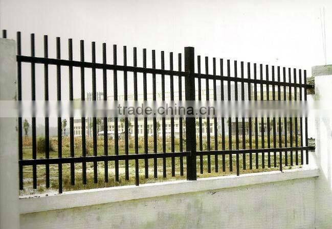 high qality Canada hot-dipped galvanized steel palisade fencing