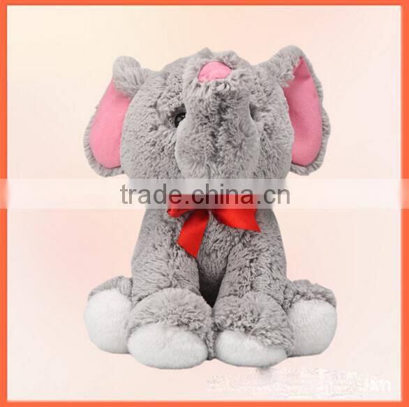 25cm High Quality Cute Elephant Stuffed Animal Toys Plush Elephant/Grey Elephan Toy