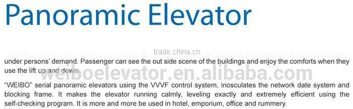 Stainless steel 304 glass elevators company