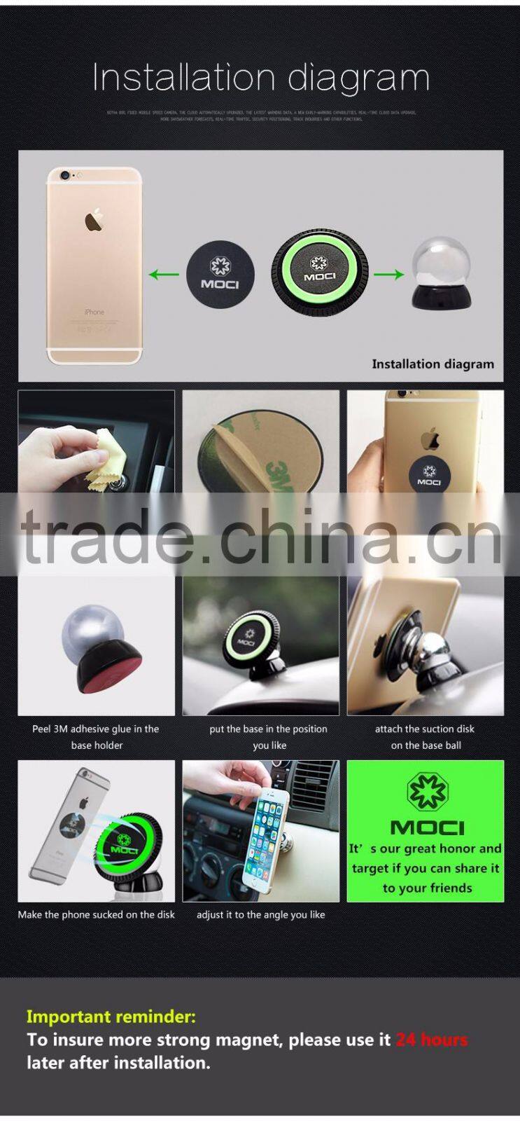 factory wholesale Moci car holder car phone holder