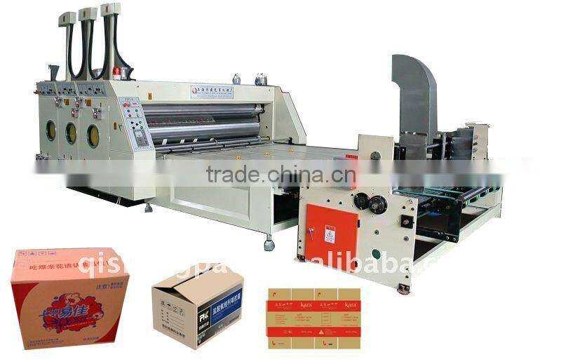 Carton box automatic flexo printing and slotter machine