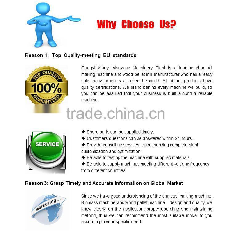 Mingyang machinery ISO CE Various shape and size coal charcoal briquette making machine 008615039052281