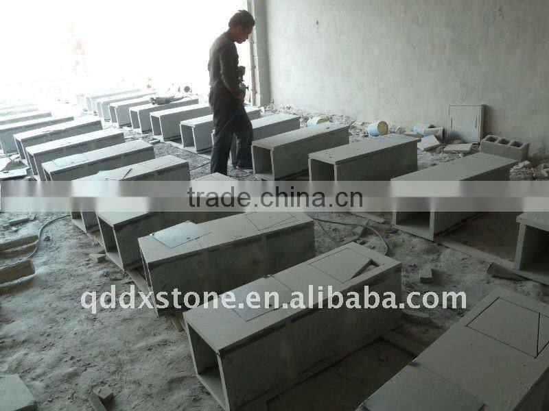 blue limestone postbox