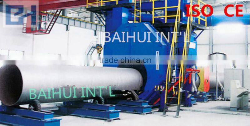 Steel pipe outer wall special shot blasting machine