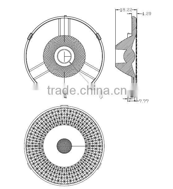 Samsung COB led lens 69mm 14degree DK6914-JC-4S for downlight spotlight track light