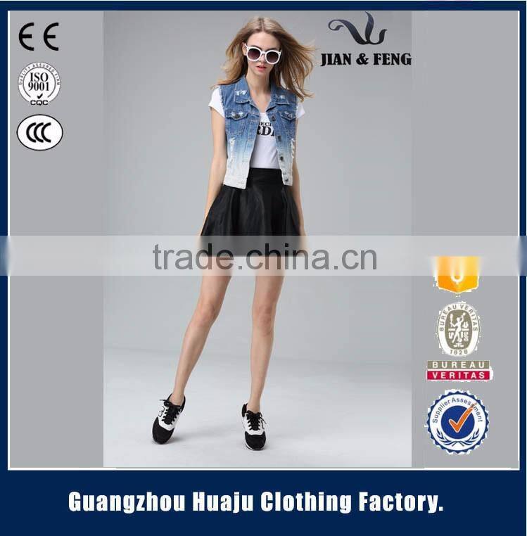 wholesale waistcoats for boys denim hooded children denim vest