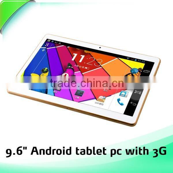 MTK 6582 qual core 9.6 inch android 4.4 handwriting tablet pc