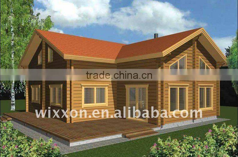 wooden villa of countryside