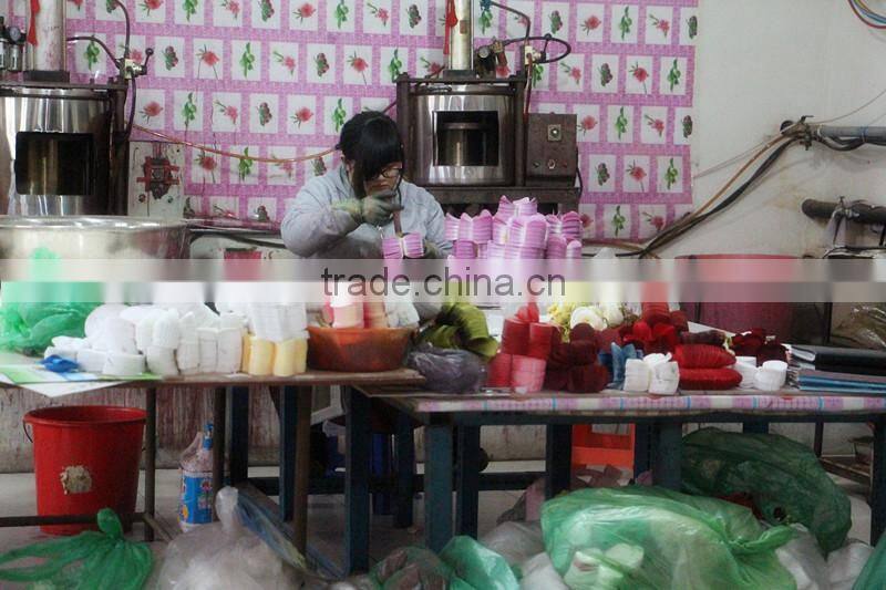 Low price wholesale PU material light green real touch callas flower