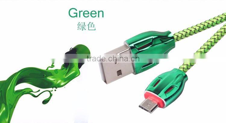 High Quality 1M Snake Series USB Cable Data Sync Charge USB Cable For Samsung Androiod for iphone