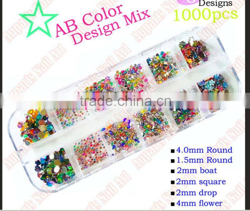 ss6/ss8 rose dmc hotfix flat back DIY loose glass glitter rhinestones trim strass crystal stones for nails art design .Wholesale