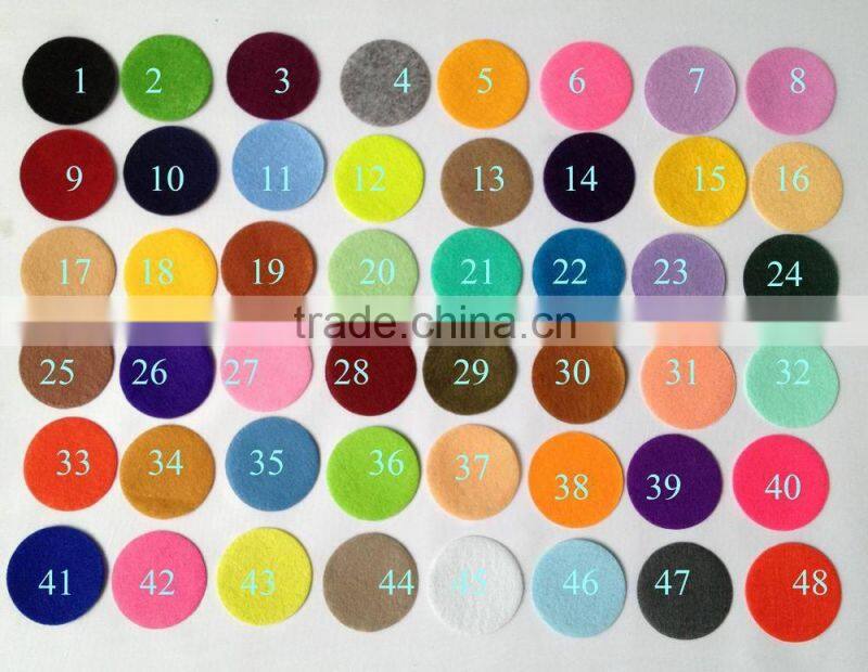 4 Size Of Felt Circles,Various Color Of Adhesive Felt Circles To Choose