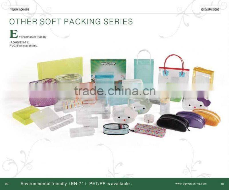 Offset printing / silkscreen PET blister for gifts packaging , cosmetic items , promotion items , underwear packaging