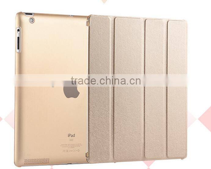 Cheap Price Pad Leather Case With Multi Angels View Tablet Case For iPad 2/3/4