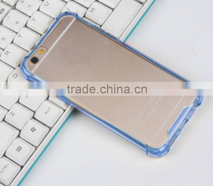 Transparent TPU and PC clear case for iphone6,S7