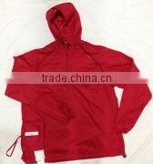 2015 stocklot 100% nylon rain jacket fashion colorful rain jacket