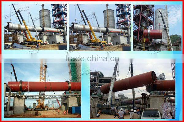 High efficient durable rotary kiln equipment with ISO CE approved