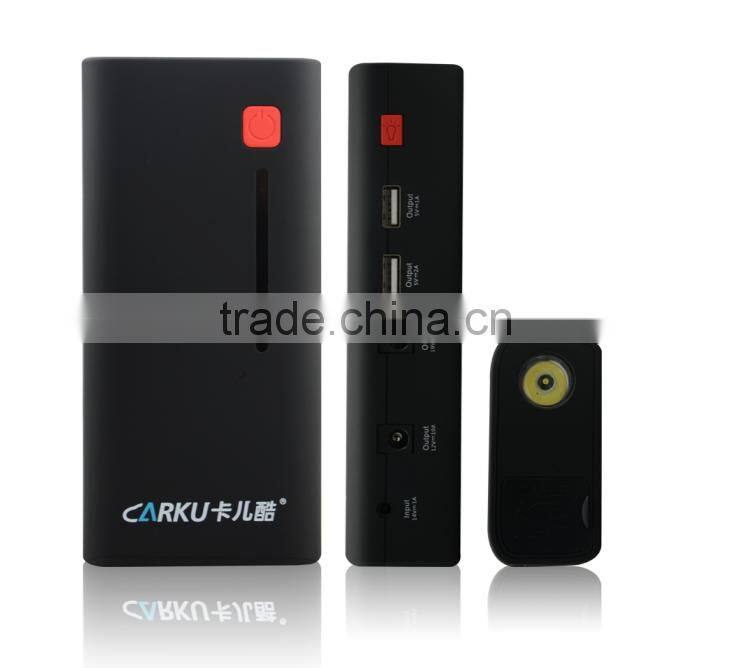 2016 multi-function 12V/24V jump starter carku model 15000mAh diesel /gasoline 12v portable jump starter pack Power Bank