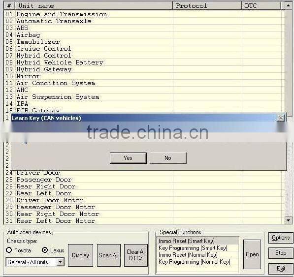 2014 Hot sale Super TOYOTA K+CAN 2.0 Commander 2.0 Toyota K can Commander Toyota OBD2 Diagnostc cable