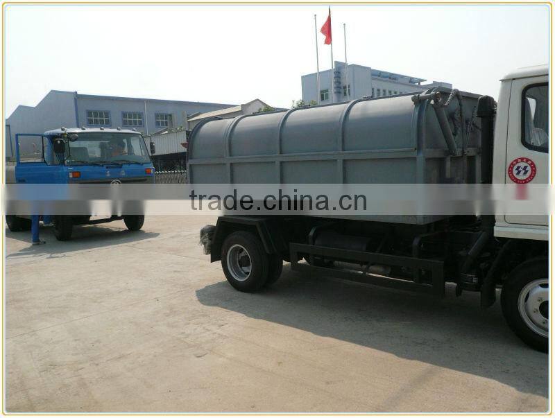 Dongfeng 4x2 small dump truck garbage container 4m3