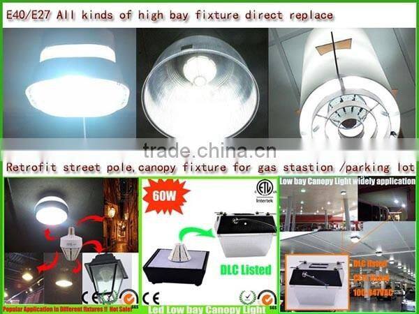 e27 60w bulb led for post top with ETL lited 3 years warranty