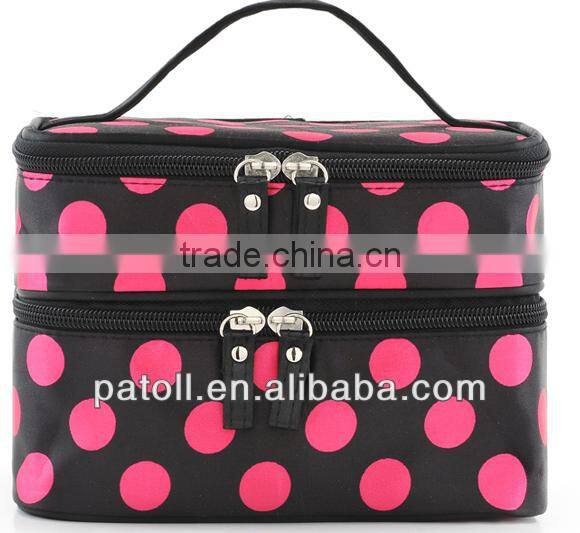 Latest design hot sale fabric cosmetic bag form china