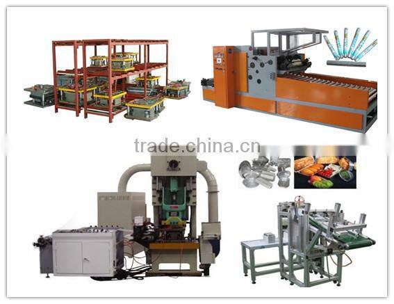 With Its Equipment Aluminum Foil Container Making Machine