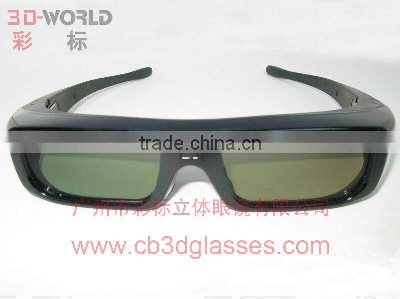 popular 3d tv shutter glasses dry battery design