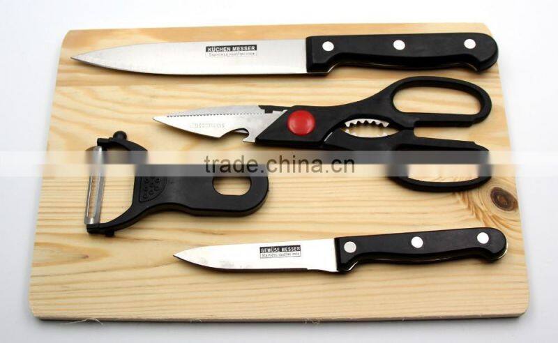 common use kitchen tools:multi-purpose Wooden Cutting Board With Stainless Steel Knife