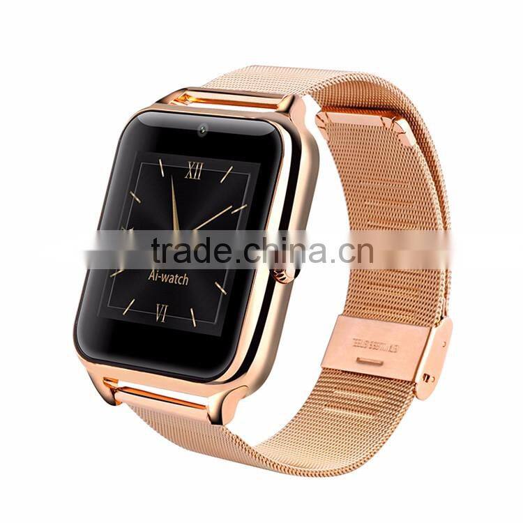 Wholesale Stainless Steel buckle smart watch heart rate monitor