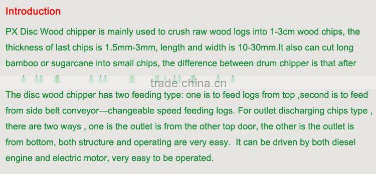 CE Approved 8 - 15 TPH Drum Type Wood Crushing Machine