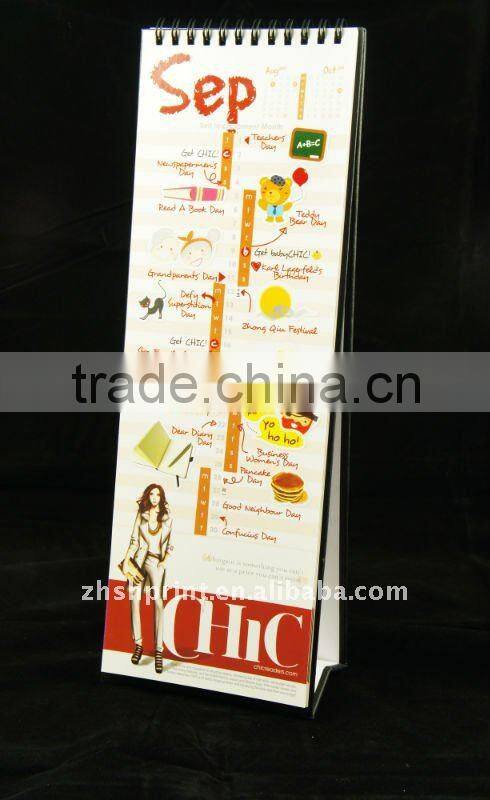 Custom Colorful printing table calendar