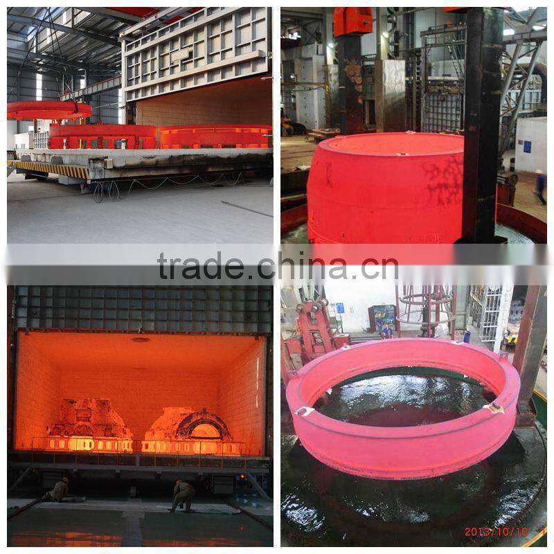 Car type industrial electric resistance heat treating furnace for large mechanical parts, tilting furnace