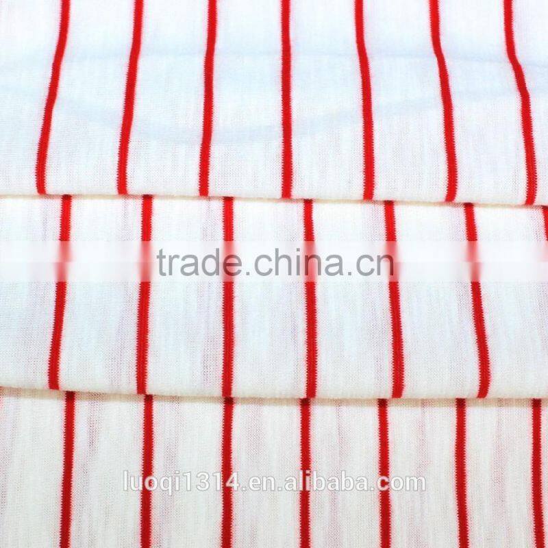 OEM knitting clothing fabric manufaturer 25% rayon 70% polyester 5% spandex fabrics for men & women t-shirts