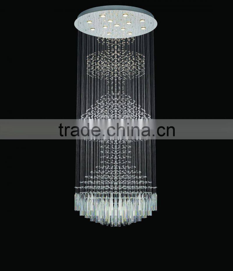Bespoke Five Tier Circular crystal bead Chandelier SPI003L-LLS