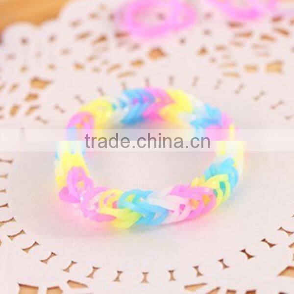 wholesale latest multielement silicone luminator weave bracelet