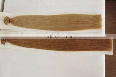 double drawn italy glue European remy fusion pre-boned hair extensions