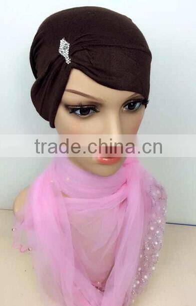 C065 new style jersey elastic tube underscarf,muslim scarf hats