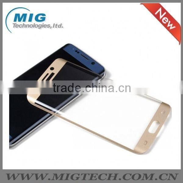 glass screen protector, Curve Tempered glass film For Samsung S6 edge, For Samsung galaxy S6 edge