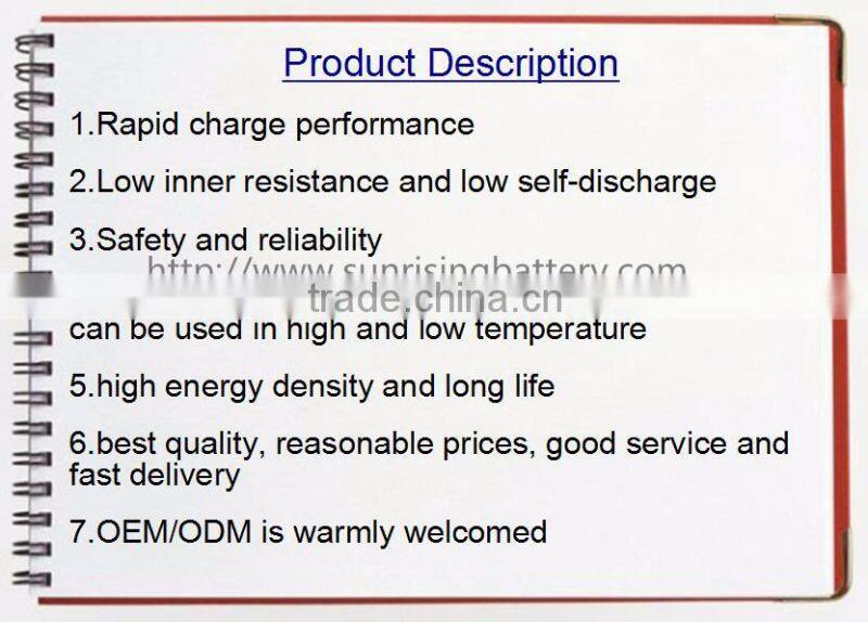 AA 1200mAh 1.2 V Quanlity Rechargeable Battery NI-MH 1.2V Rechargeable 2A Battery Baterias Bateria