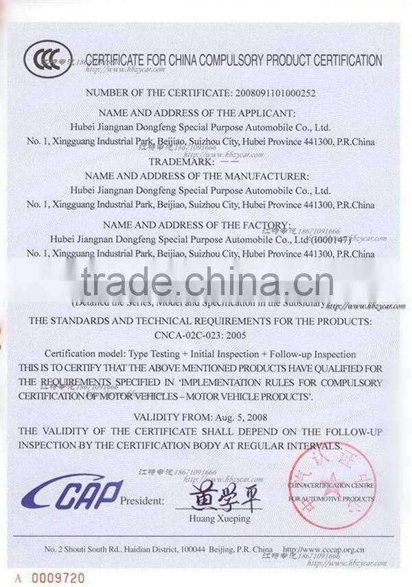 DFAC Dongfeng Small Compression garbage truck for sale