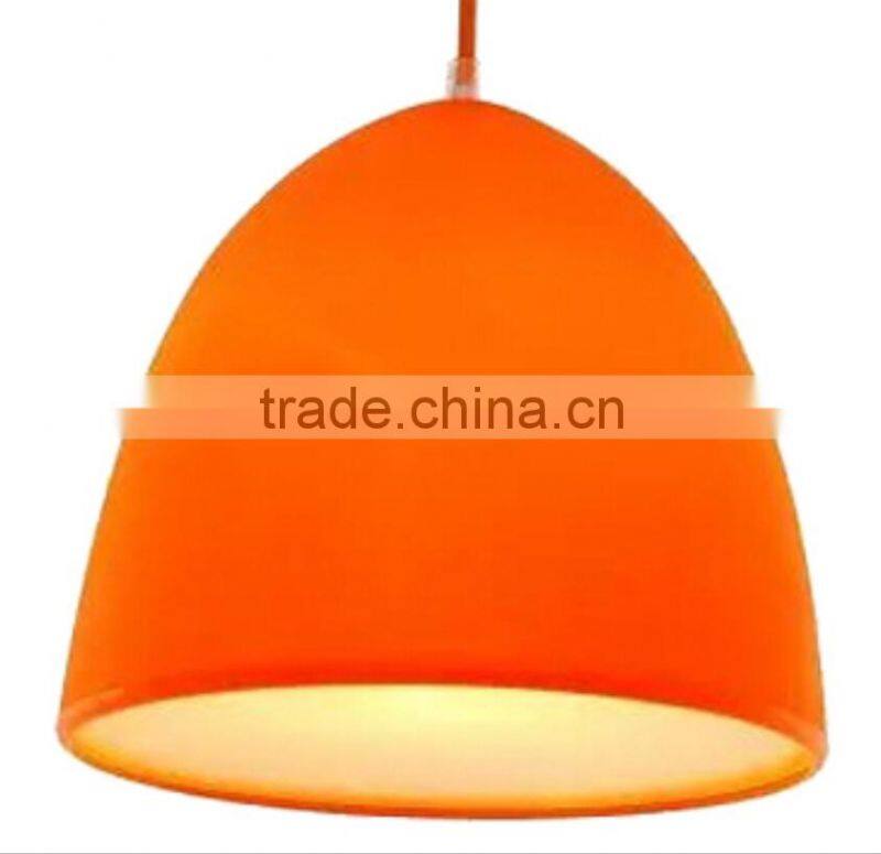 Silicone pendent light, suspension lamp light fixture with colored fabric wire
