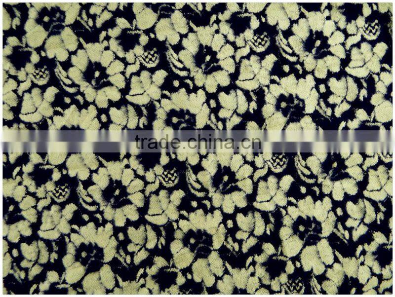 ballistic pant fleece peached fabric pain flowers different color manufactur mading cotton lace fabrics