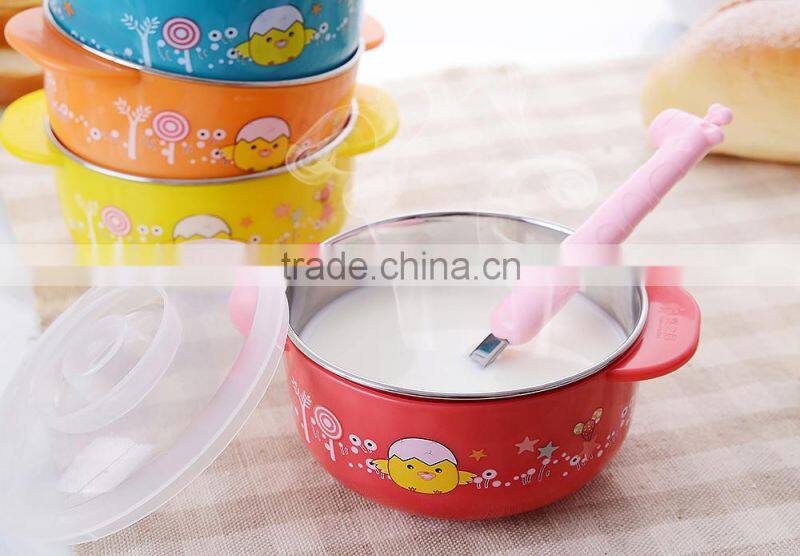 Babymatee Stainless Steal Bowl-Chiken (250ML)