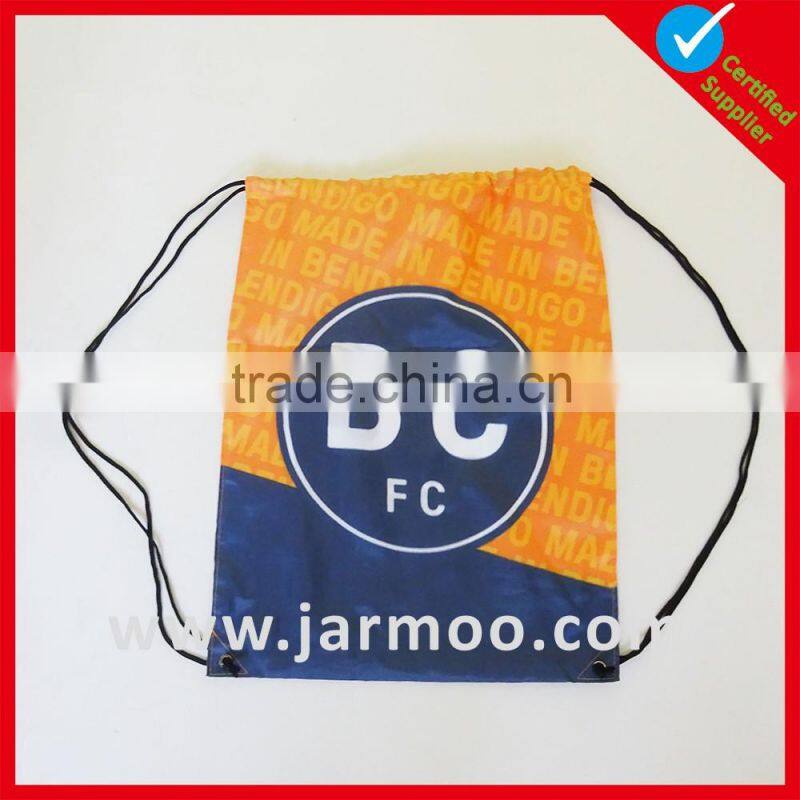 Promotional gym clear drawstring backpack