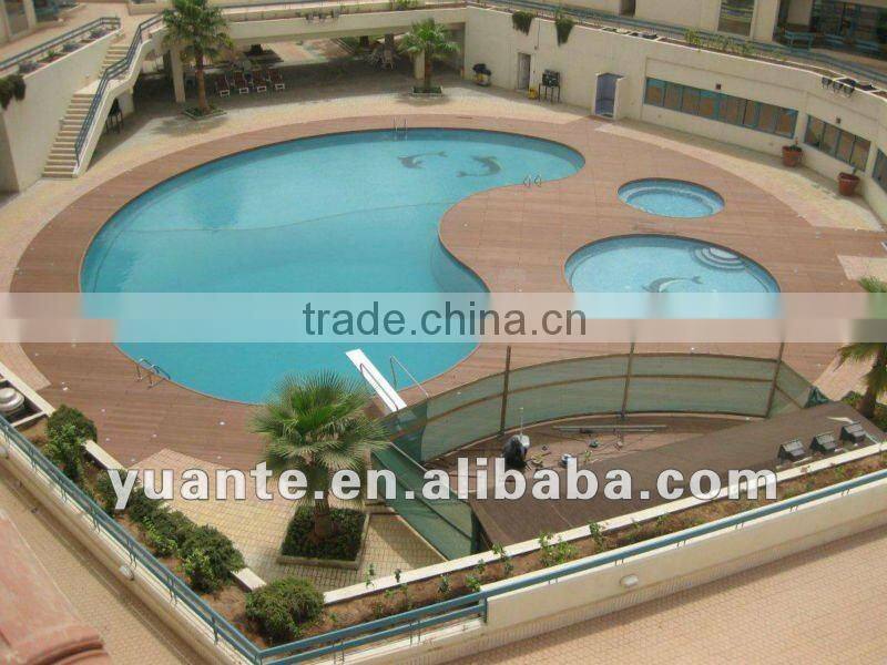 wpc decking tile for outdoor project1