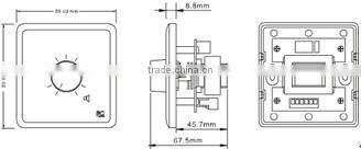 ITC T-671 Series 11 Steps ABS PA Speaker Volume Control
