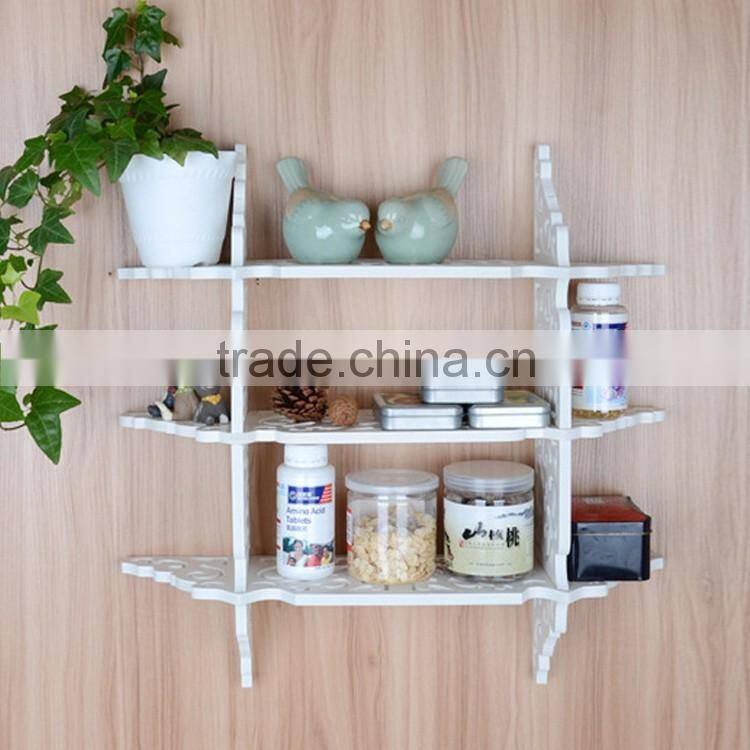 floating hanging wall shelf , adjustable wall mount shelf